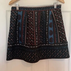 Xhilaration Quilted Boho Flared Skirt